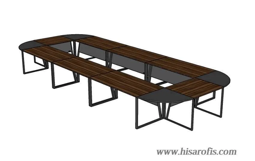 linea 22 kişilik toplantı masası