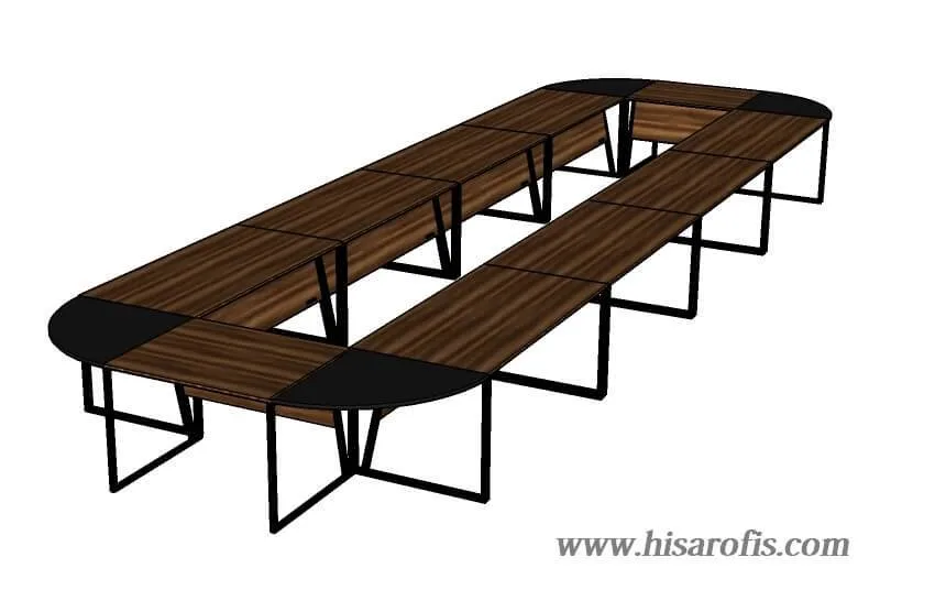 linea 22 kişilik toplantı masası